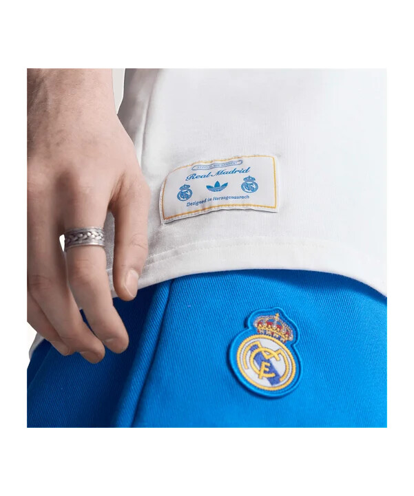 adidas real madrid icon majica kratkih rukava bijela