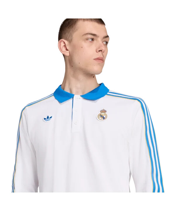 adidas real madrid icon majica dugih rukava bijela
