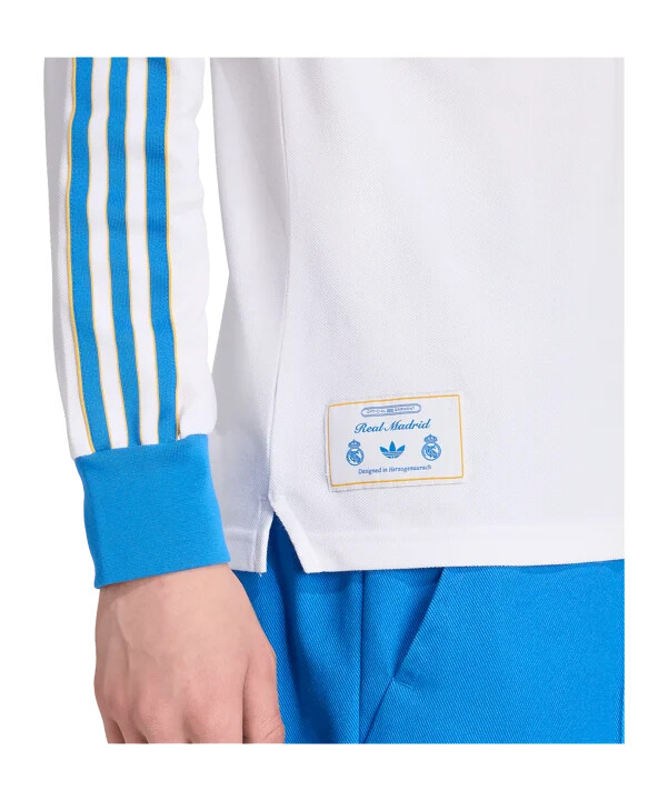 adidas real madrid icon majica dugih rukava bijela