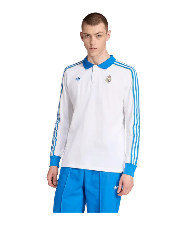 adidas real madrid icon majica dugih rukava bijela