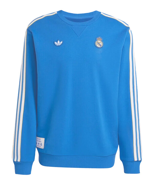 adidas real madrid icon majica s kapuljačom plava