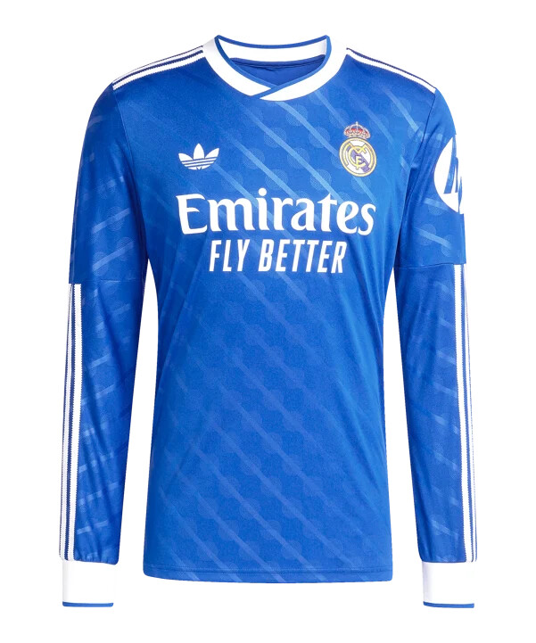 adidas real madrid dres dugih rukava 3. 2025.2026. plavi