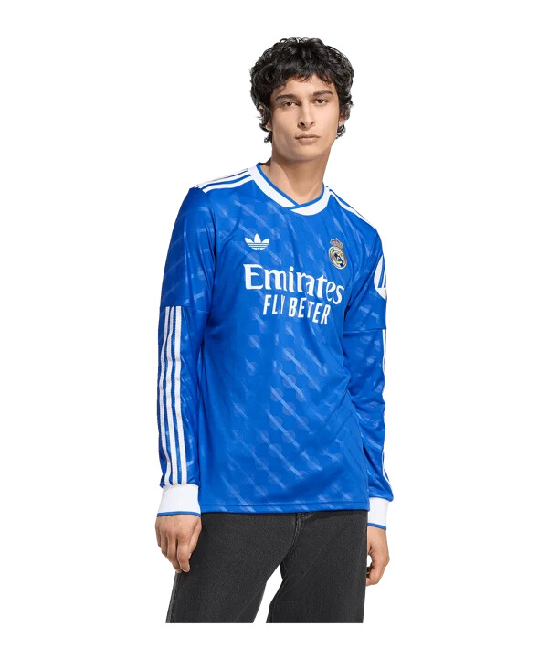 adidas real madrid dres dugih rukava 3. 2025.2026. plavi