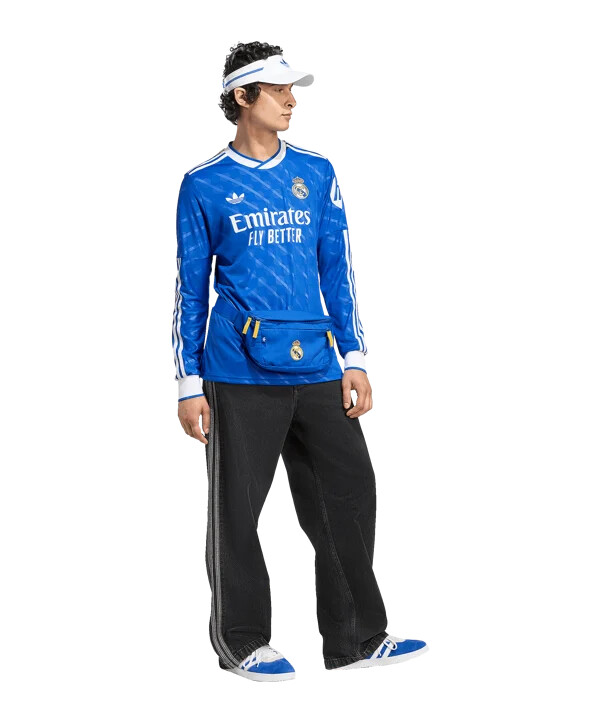 adidas real madrid dres dugih rukava 3. 2025.2026. plavi