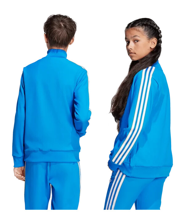 adidas real madrid icon track majica za djecu plava