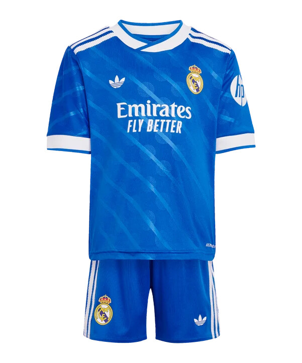 adidas real madrid trikos set 3rd 20252026 kids plava