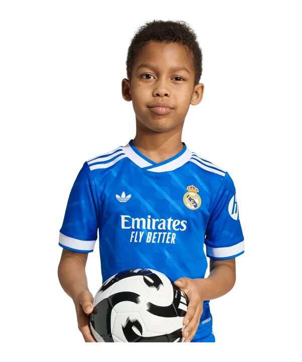 adidas real madrid trikos set 3rd 20252026 kids plava