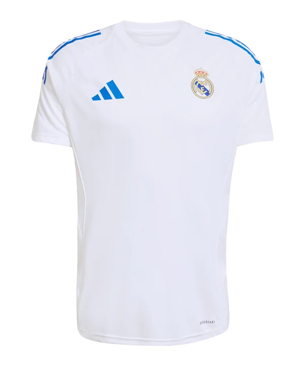 adidas real madrid tiro25 natjecateljski trening dres 20252026 bijeli