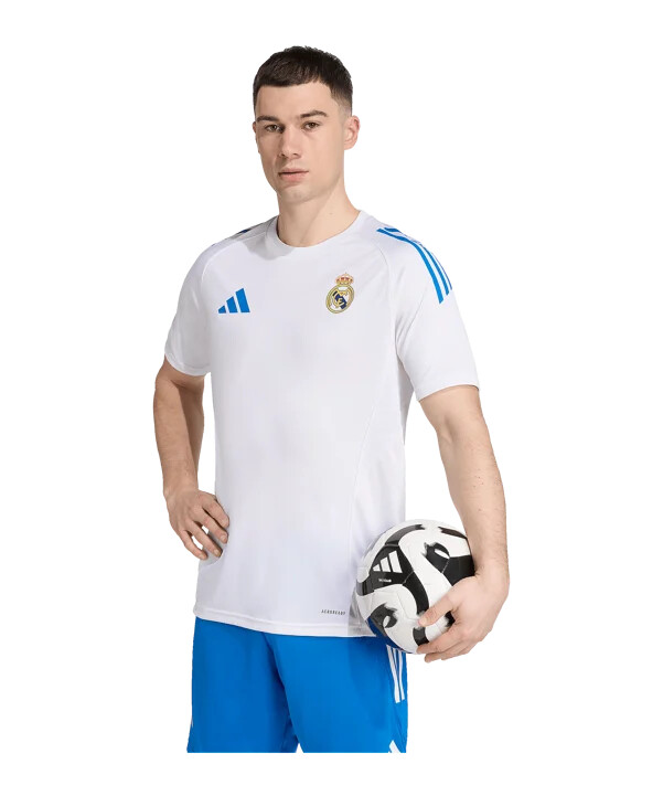 adidas real madrid tiro25 natjecateljski trening dres 20252026 bijeli