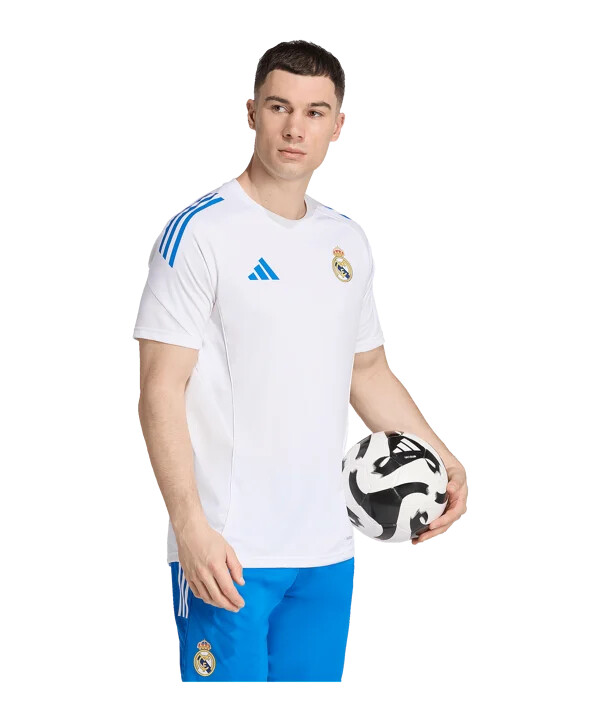 adidas real madrid tiro25 natjecateljski trening dres 20252026 bijeli