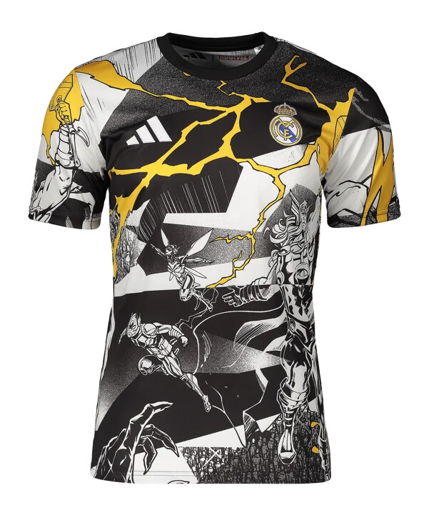adidas real madrid avengers prematch majica 2025.2026. za djecu bijela