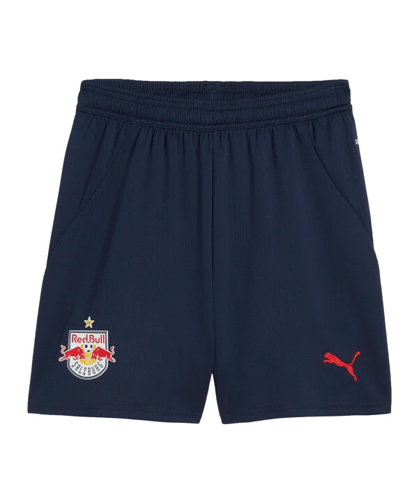 puma rb salzburg kratke hlače 3. razred 2024.2025. dječje plave f03