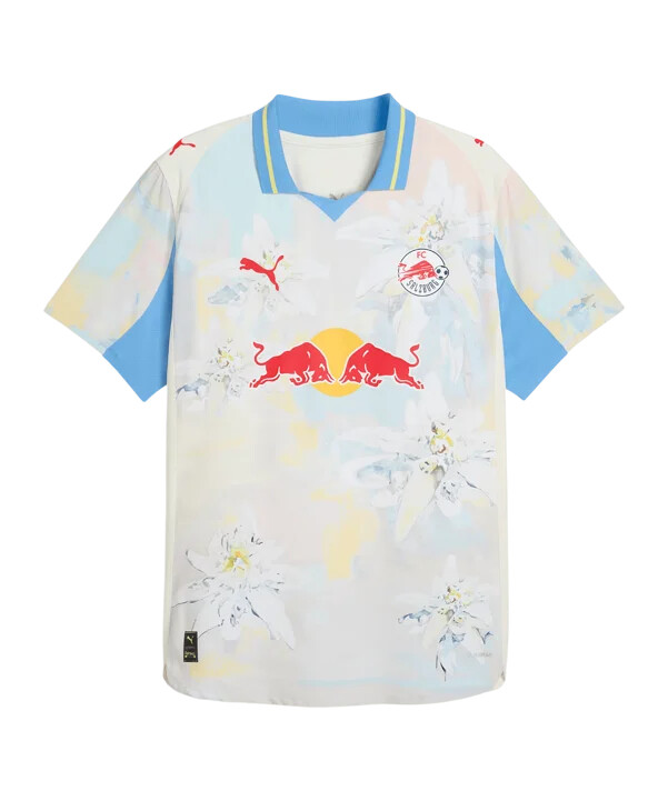 puma rb salzburg djeČji super dres 20252026 dječji bijeli f05