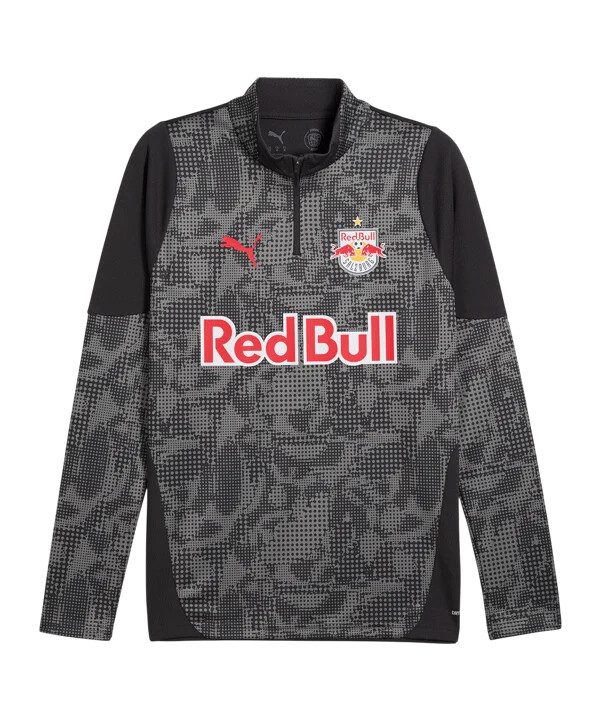 puma red bull salzburg trening majica s patentnim zatvaračem 14 siva f17