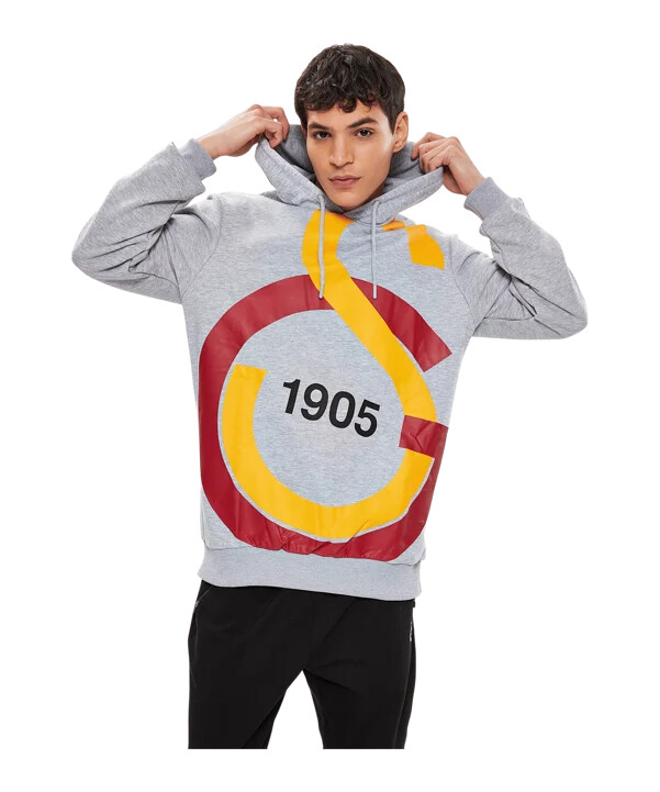 galatasaray istanbul s velikim logom siva majica
