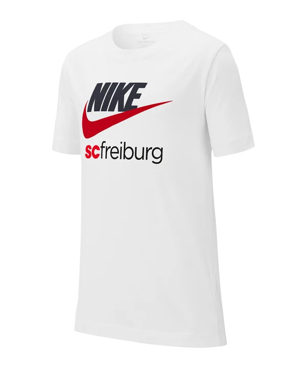 nike sc freiburg futura majica kratkih rukava za djecu bijela f107