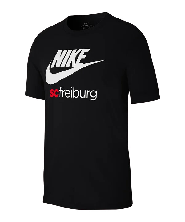 Ženska majica kratkih rukava nike sc freiburg futura crna f010