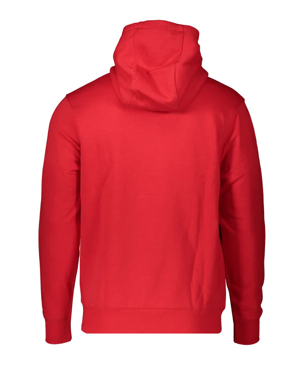 nike sc freiburg club majica s kapuljačom crvena f657
