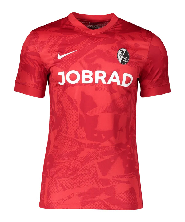 dječja majica nike sc freiburg pred utakmicu 2025.2026. crvena f657