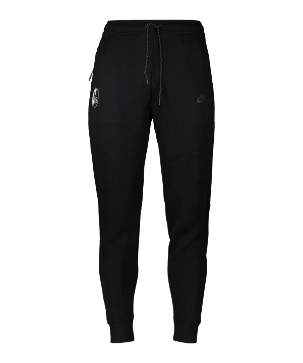 nike sc freiburg tech flis hlače crne f010