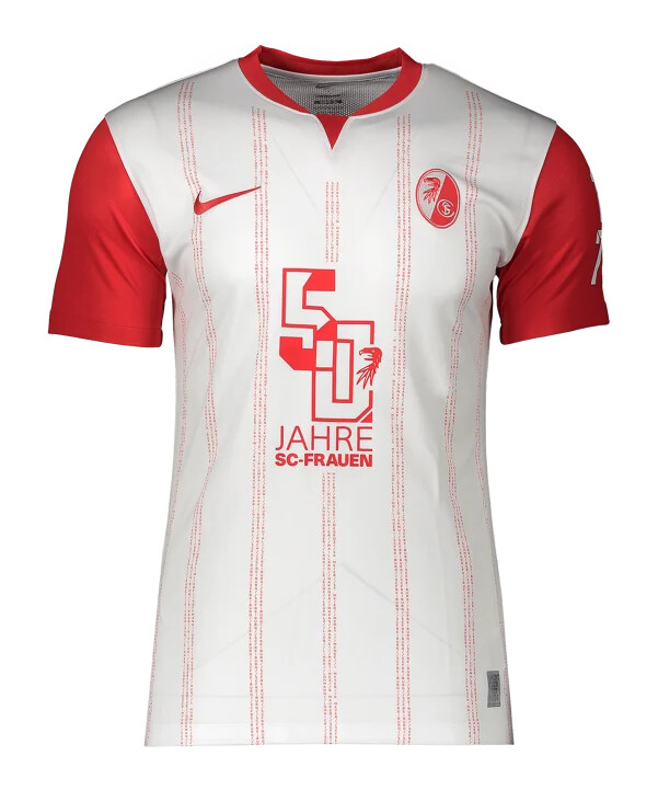nike sc freiburg specijalno izdanje dresa 50 godina sc ženski dres muški bijeli f100