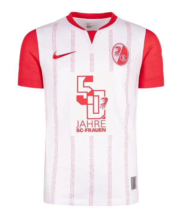 nike sc freiburg special edition dres 50 godina sc ženski dres za djecu bijeli f100