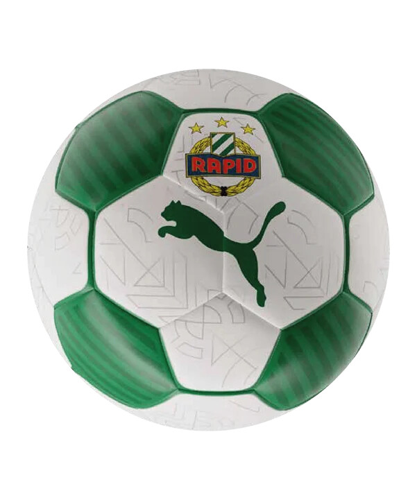 puma sk rapid vienna navijačka lopta bijela f01