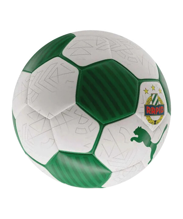 puma sk rapid vienna navijačka lopta bijela f01