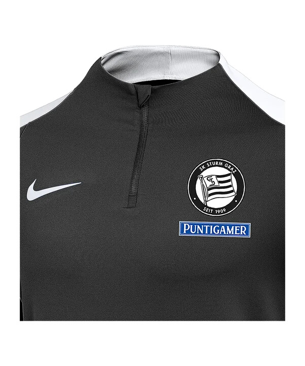 nike sturm graz majica s kapuljačom crna f010