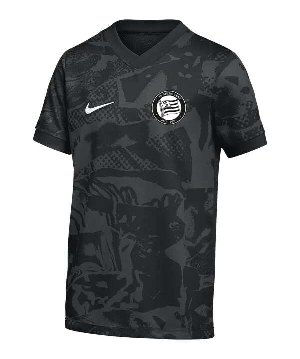 dječja majica nike sk sturm graz prematch 20252026 crna f010