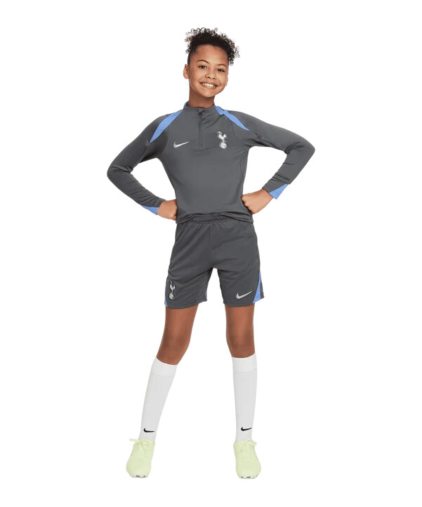 nike tottenham hotspur kratke hlače za trening za djecu sive f021