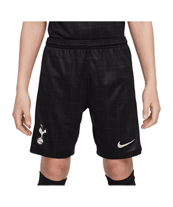 nike tottenham hotspur kratke hlače za goste 20252026 dječje crne f010