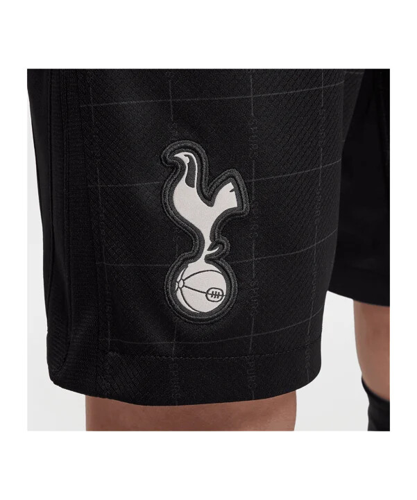 nike tottenham hotspur kratke hlače za goste 20252026 dječje crne f010
