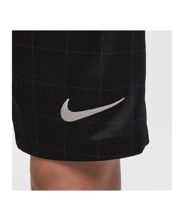 nike tottenham hotspur kratke hlače za goste 20252026 dječje crne f010