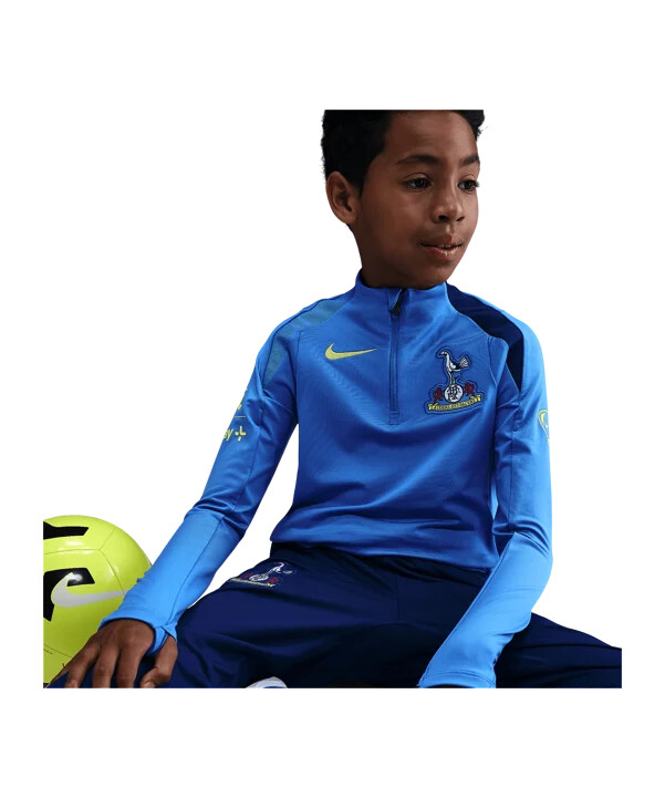 dječja plava majica s kapuljačom nike tottenham hotspur drill top f428