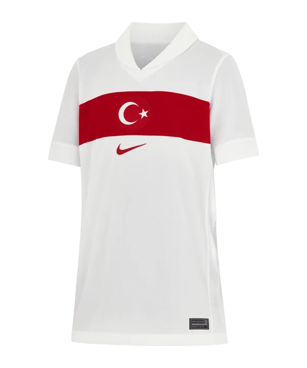 nike turska dres domaći em 2024 djeca bijela crvena crvena f100