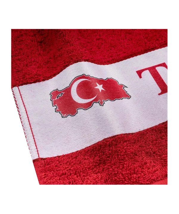 tff türkiye ručnik 50x100cm euro 2024 crveni
