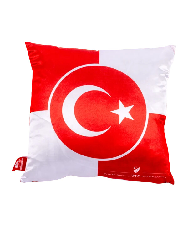tff türkiye logo cushion em 2024 red