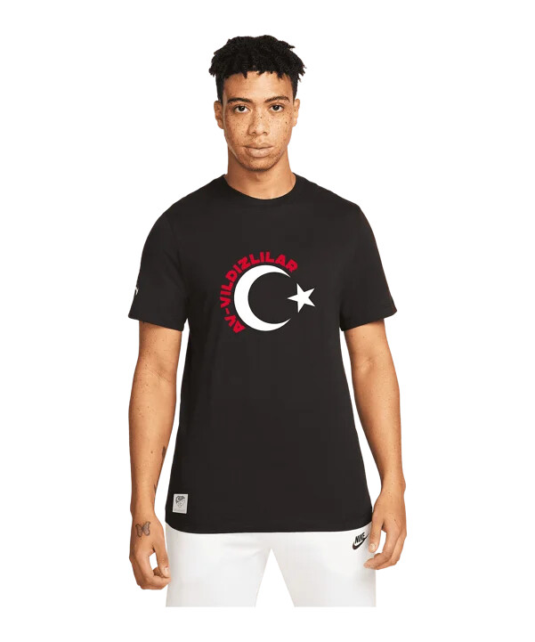 nike tff majica kratkih rukava ec 2024 crna