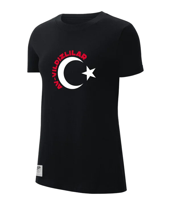 nike tff majica kratkih rukava ec 2024 damen schwarz