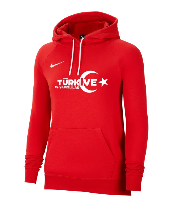 nike tff hoody ec 2024 Ženska crvena