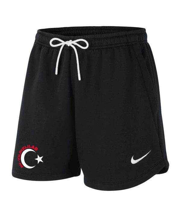 nike tff kratke hlače ec 2024 damen schwarz