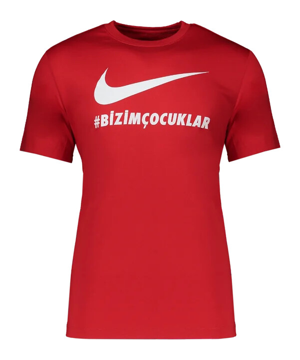 nike tff swoosh majica kratkih rukava em 2024 crvena f657