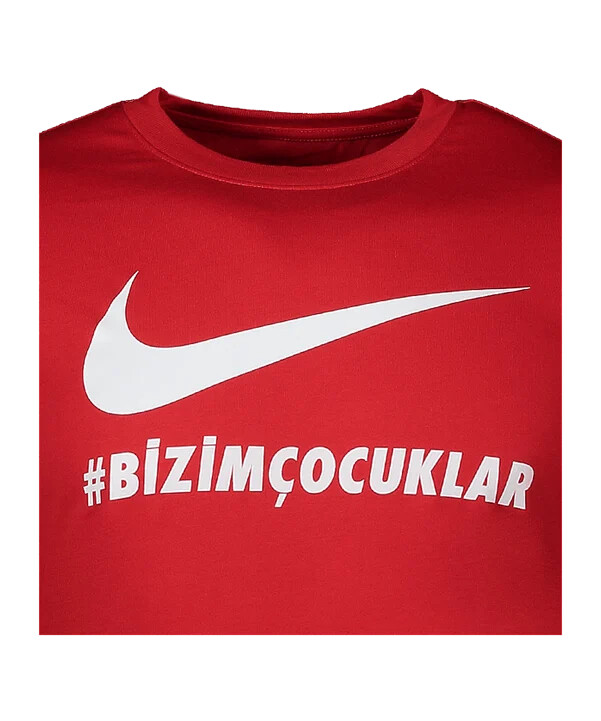 nike tff swoosh majica kratkih rukava em 2024 crvena f657