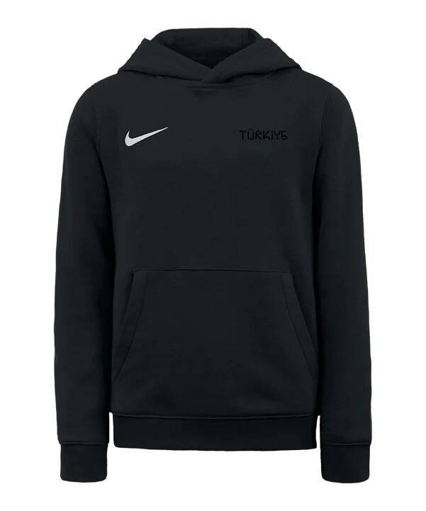 Ženska majica s kapuljačom nike türkiye black series crna f010