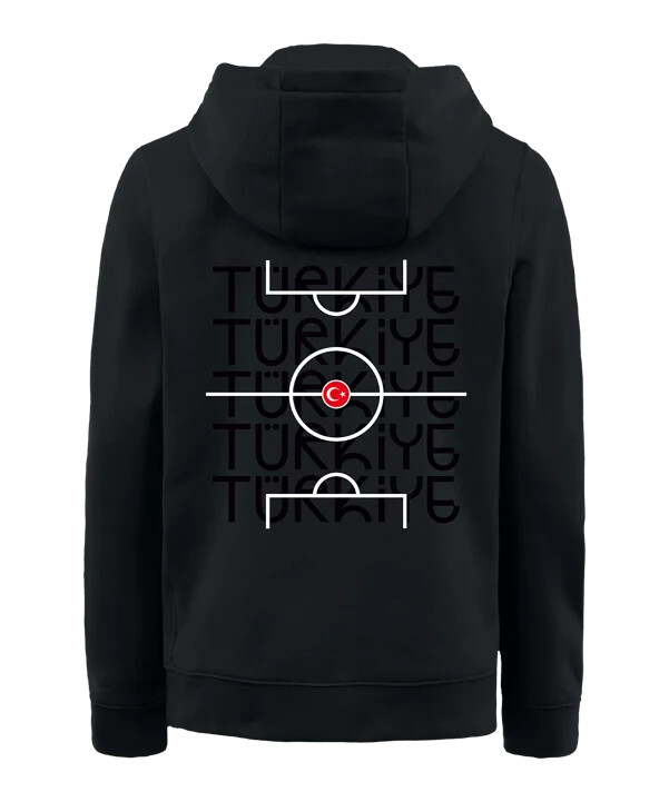 Ženska majica s kapuljačom nike türkiye black series crna f010