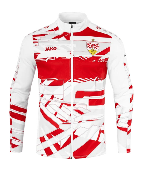 jako vfb stuttgart jakna za zagrijavanje bijela f656