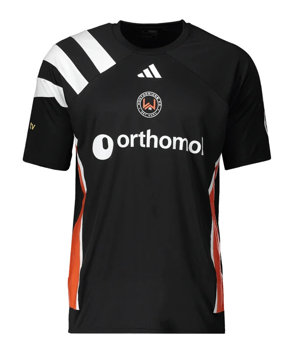 adidas wontorriors fc domaći dres 2024. za djecu crni