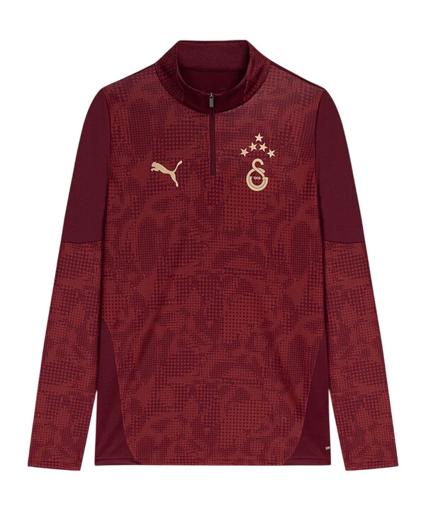 puma galatasaray istanbul trening majica s 14 patentnim zatvaračem crvena f03