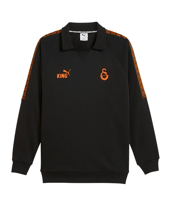 puma galatasaray istanbul king drill majica s kapuljačom crna f05
